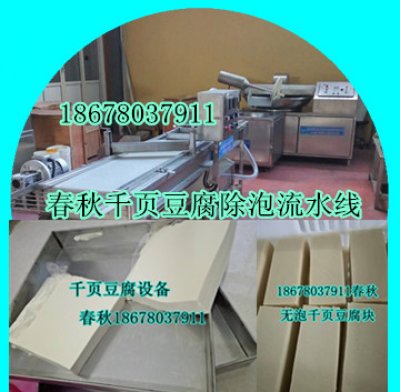 千頁豆腐流水線設備春秋免費技術上門服務