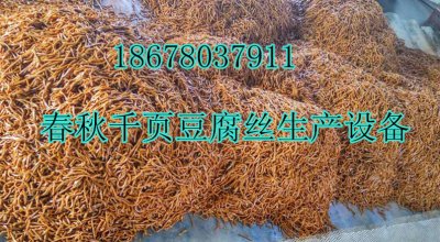 千頁豆腐黃金絲入味技術春秋免費，千頁豆腐黃