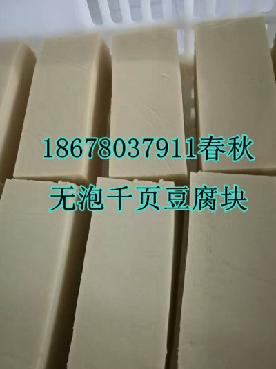 千頁豆腐無泡技術，千頁豆腐無泡設備春秋免費